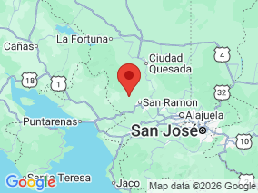 Map of Site Report: La Paz, Costa Rica
